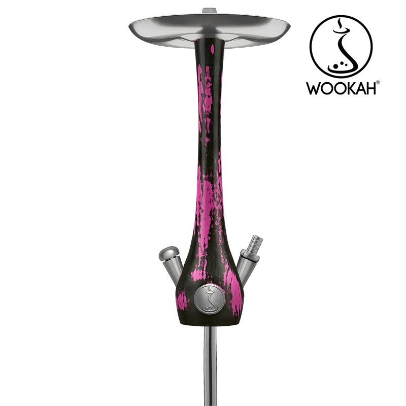 Wookah® Black Pink with Check Base